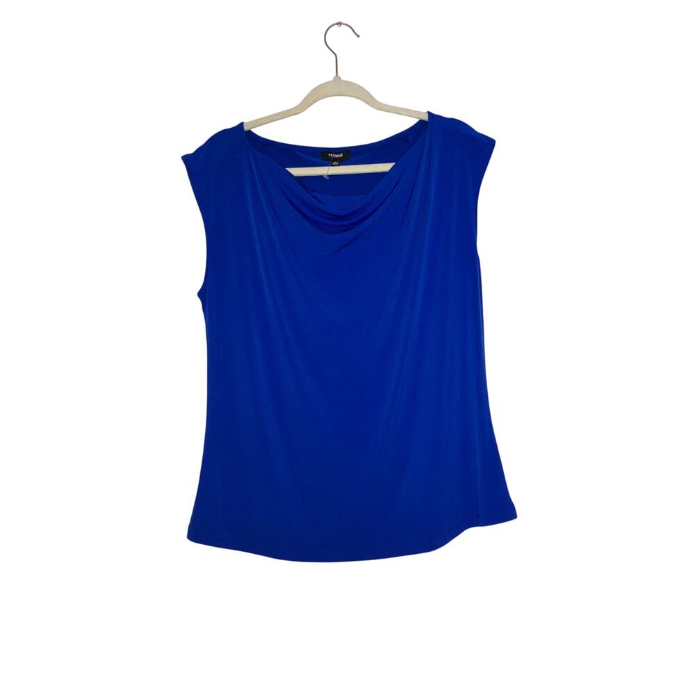 NWT Premise Royal Blue Tank Blouse Size Medium